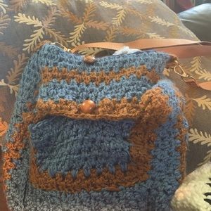 Crochet crossbody bag